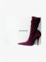 Balenciaga Vintage Pre-owned Fabric boots Purple Dames - Thumbnail 6