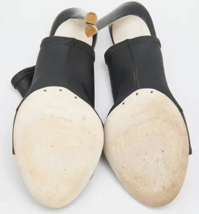 Balenciaga Vintage Pre-owned Fabric mules Black Dames