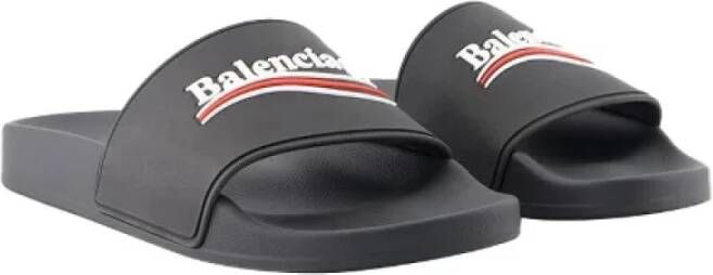 Balenciaga Vintage Pre-owned Fabric sandals Black Dames