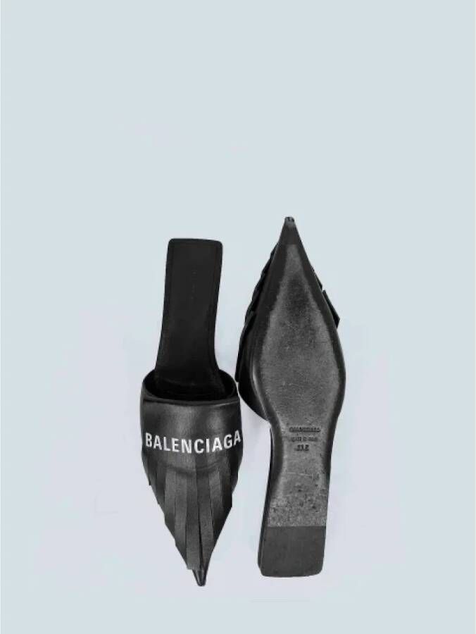 Balenciaga Vintage Pre-owned Fabric sandals Black Dames