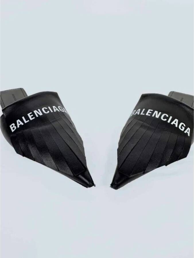 Balenciaga Vintage Pre-owned Fabric sandals Black Dames
