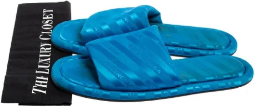 Balenciaga Vintage Pre-owned Fabric sandals Blue Dames