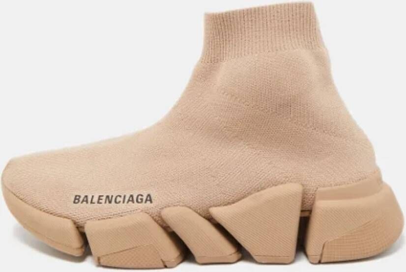 Balenciaga Vintage Pre-owned Fabric sneakers Beige Dames