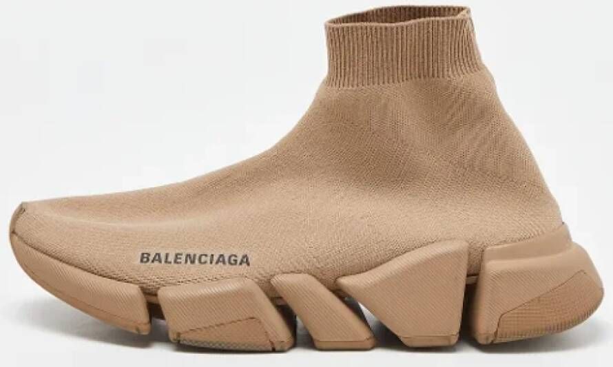 Balenciaga Vintage Pre-owned Fabric sneakers Beige Dames