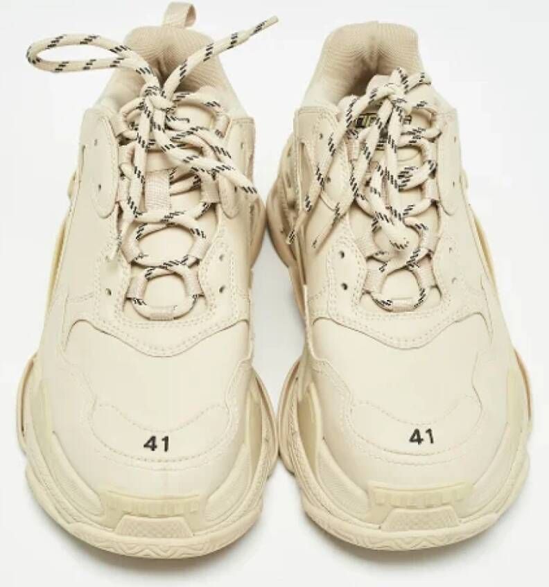 Balenciaga Vintage Pre-owned Fabric sneakers Beige Dames