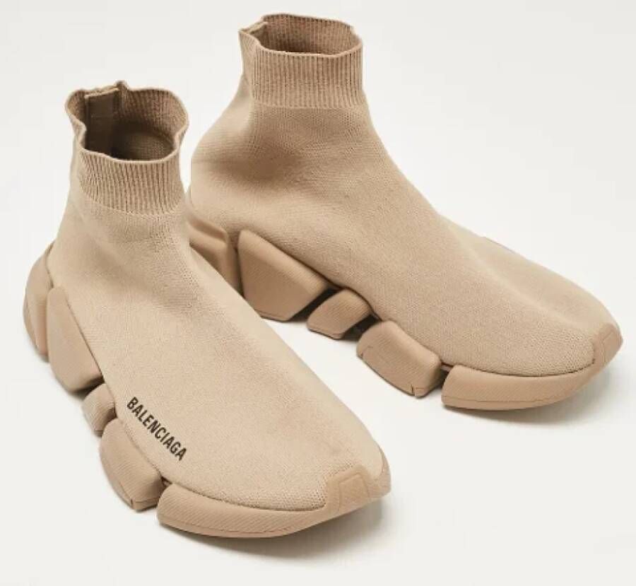 Balenciaga Vintage Pre-owned Fabric sneakers Beige Dames