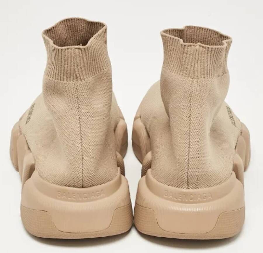 Balenciaga Vintage Pre-owned Fabric sneakers Beige Dames