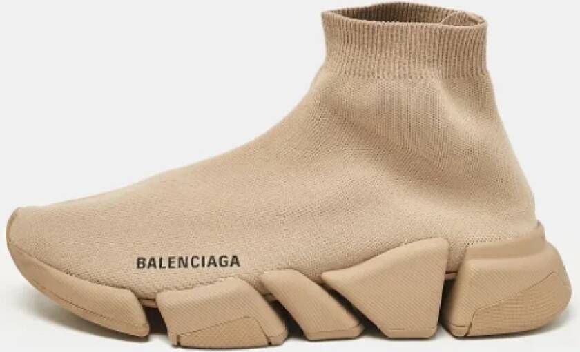 Balenciaga Vintage Pre-owned Fabric sneakers Beige Dames