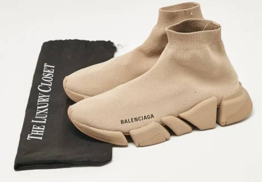 Balenciaga Vintage Pre-owned Fabric sneakers Beige Dames