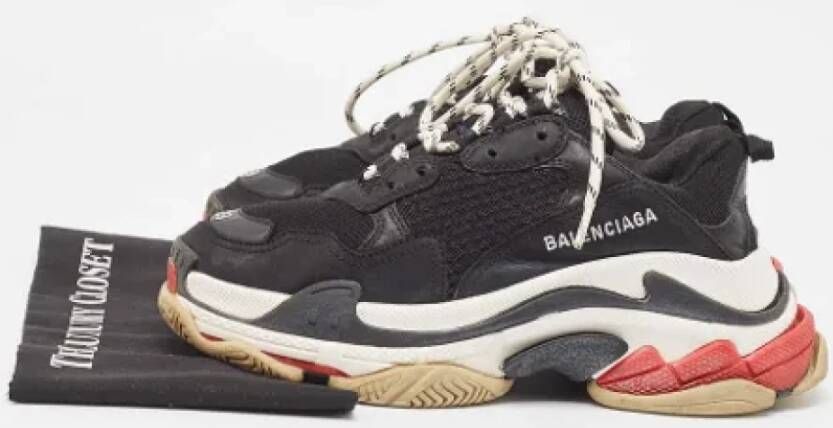 Balenciaga Vintage Pre-owned Fabric sneakers Black Heren