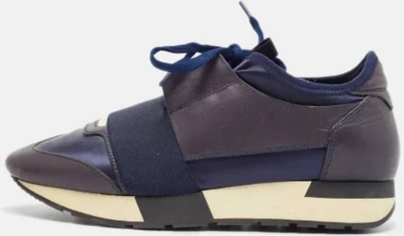 Balenciaga Vintage Pre-owned Fabric sneakers Blue Dames