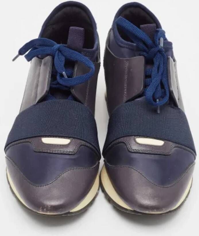 Balenciaga Vintage Pre-owned Fabric sneakers Blue Dames