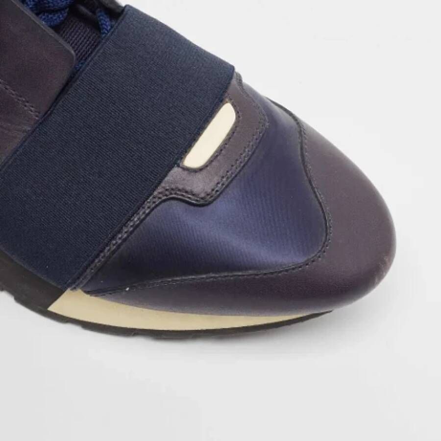 Balenciaga Vintage Pre-owned Fabric sneakers Blue Dames