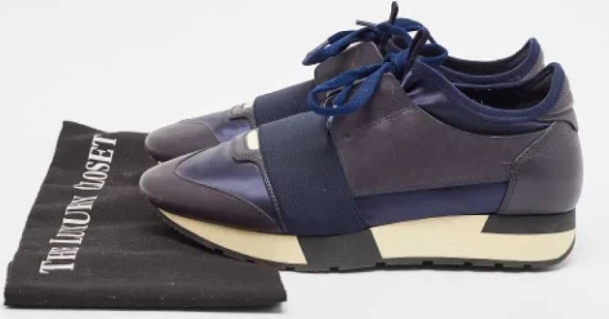 Balenciaga Vintage Pre-owned Fabric sneakers Blue Dames