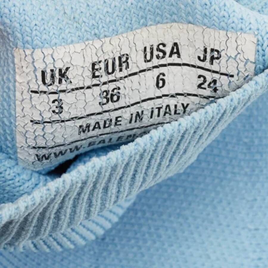 Balenciaga Vintage Pre-owned Fabric sneakers Blue Dames