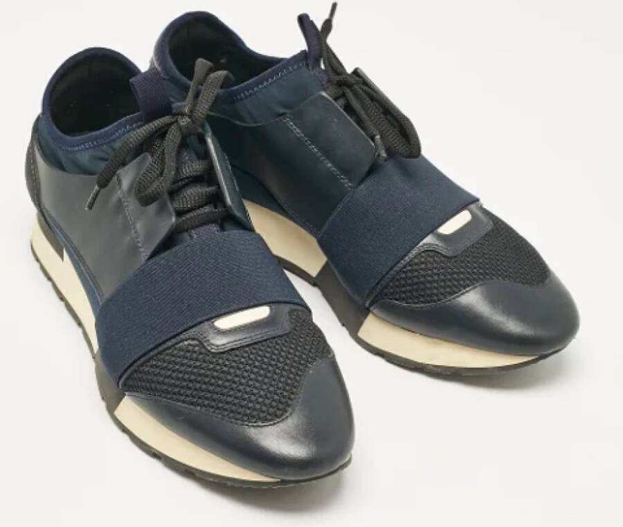 Balenciaga Vintage Pre-owned Fabric sneakers Blue Dames