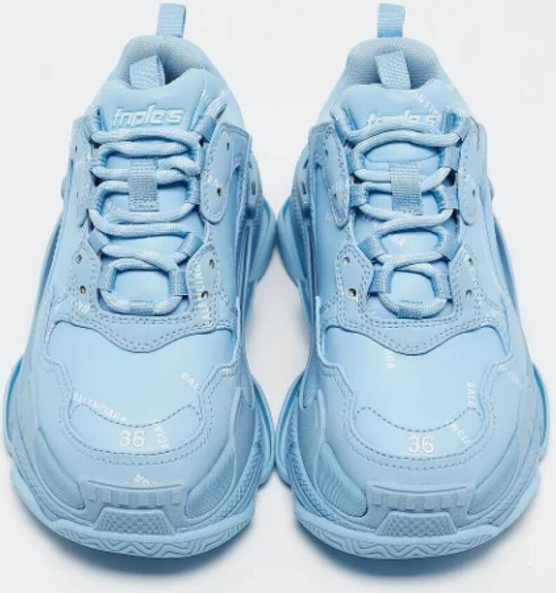 Balenciaga Vintage Pre-owned Fabric sneakers Blue Dames