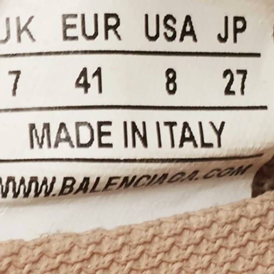 Balenciaga Vintage Pre-owned Fabric sneakers Brown Heren