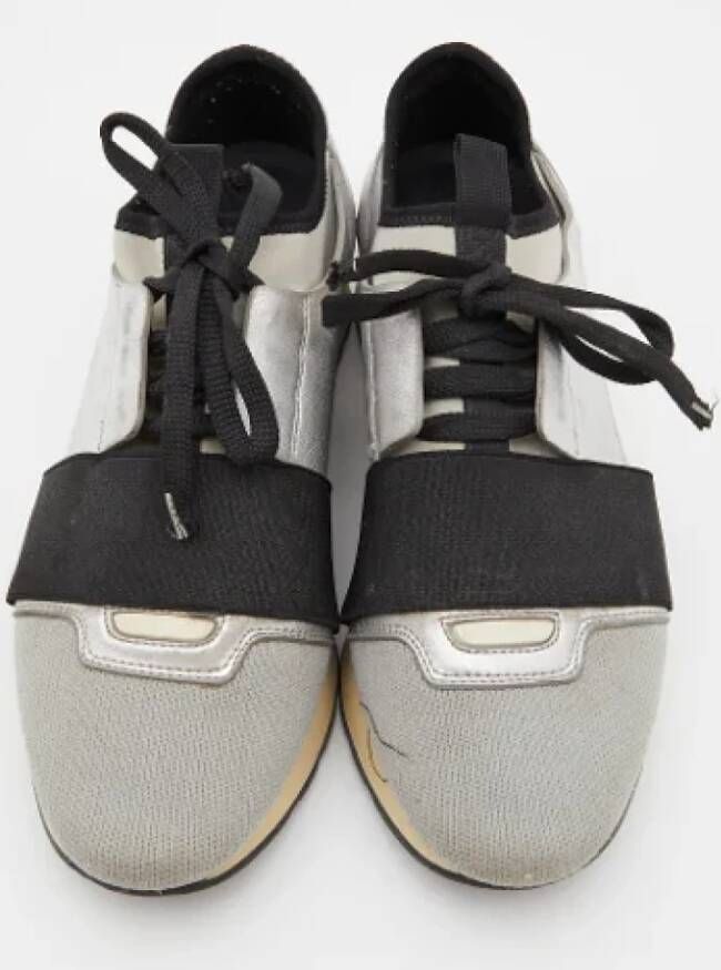 Balenciaga Vintage Pre-owned Fabric sneakers Gray Dames
