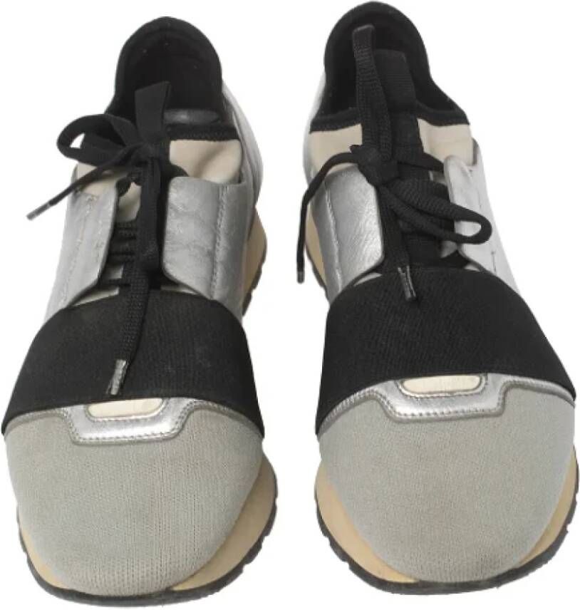 Balenciaga Vintage Pre-owned Fabric sneakers Gray Dames