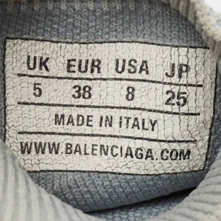 Balenciaga Vintage Pre-owned Fabric sneakers Gray Dames