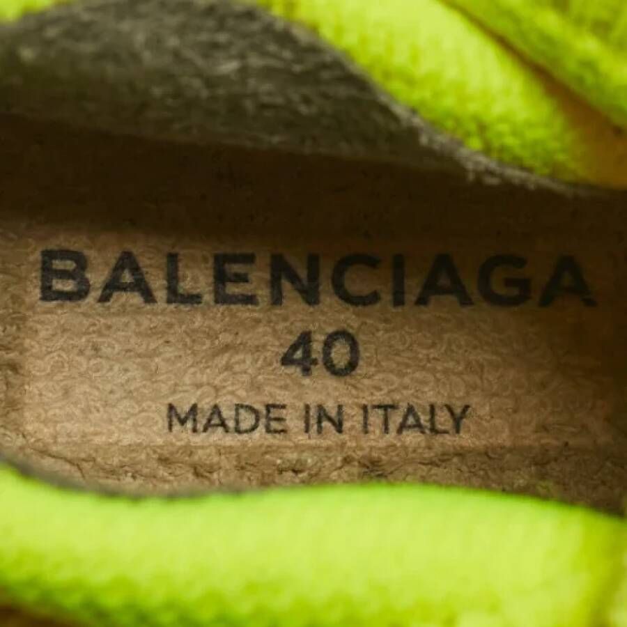 Balenciaga Vintage Pre-owned Fabric sneakers Green Dames