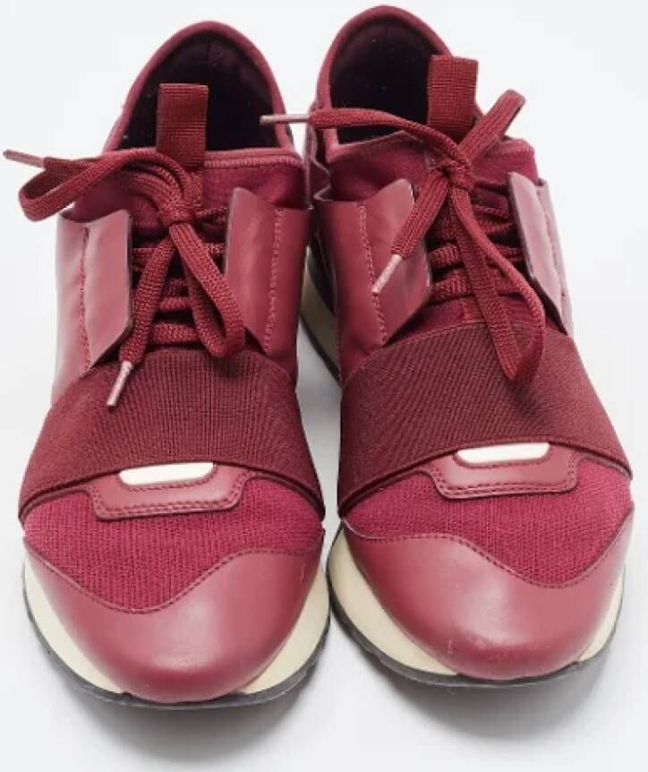 Balenciaga Vintage Pre-owned Fabric sneakers Red Dames