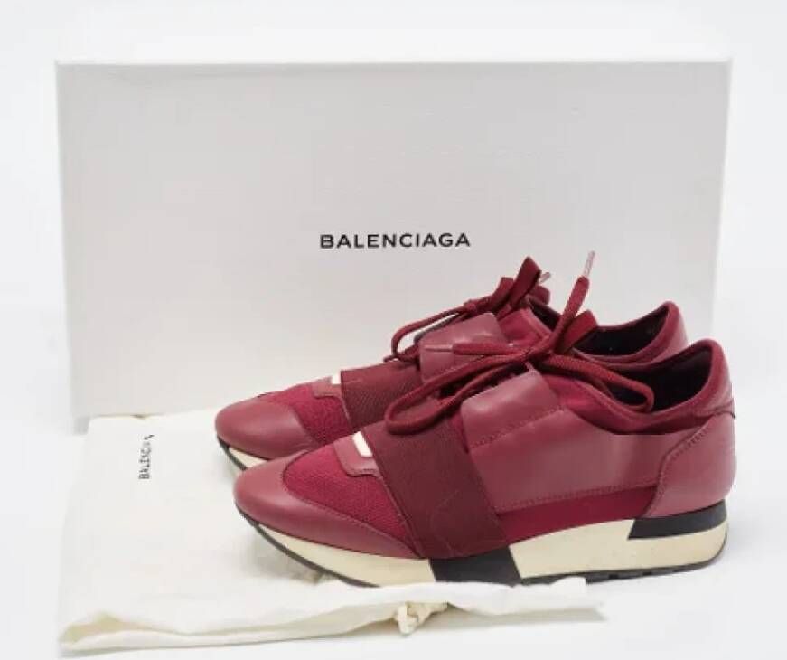 Balenciaga Vintage Pre-owned Fabric sneakers Red Dames