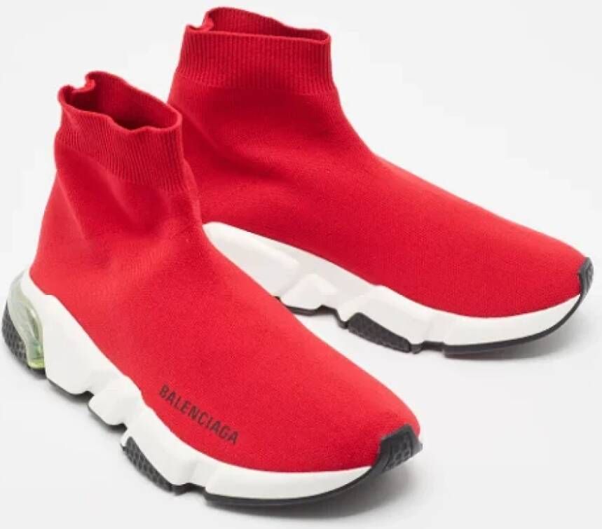 Balenciaga Vintage Pre-owned Fabric sneakers Red Dames
