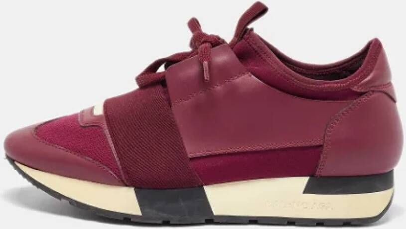 Balenciaga Vintage Pre-owned Fabric sneakers Red Dames