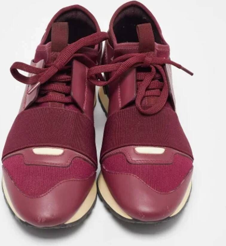 Balenciaga Vintage Pre-owned Fabric sneakers Red Dames