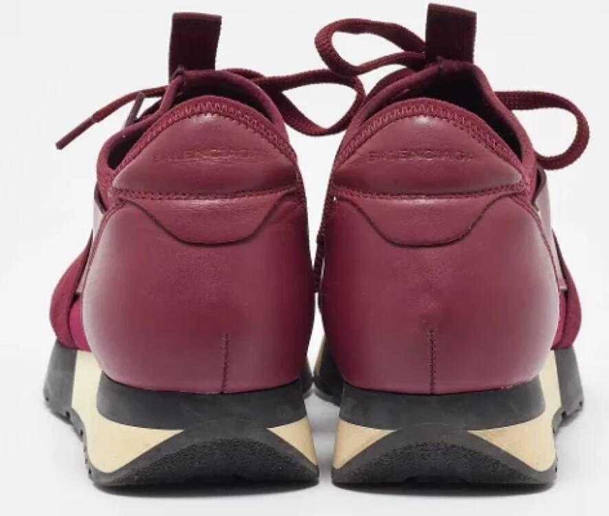 Balenciaga Vintage Pre-owned Fabric sneakers Red Dames