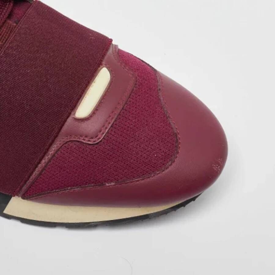 Balenciaga Vintage Pre-owned Fabric sneakers Red Dames