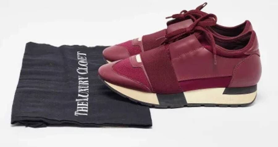 Balenciaga Vintage Pre-owned Fabric sneakers Red Dames
