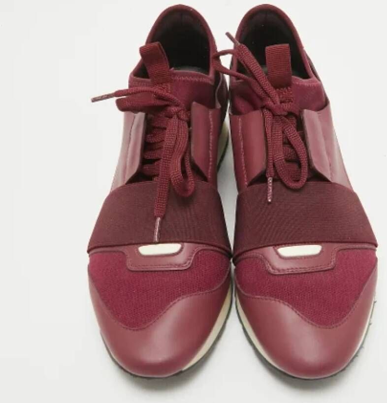 Balenciaga Vintage Pre-owned Fabric sneakers Red Dames