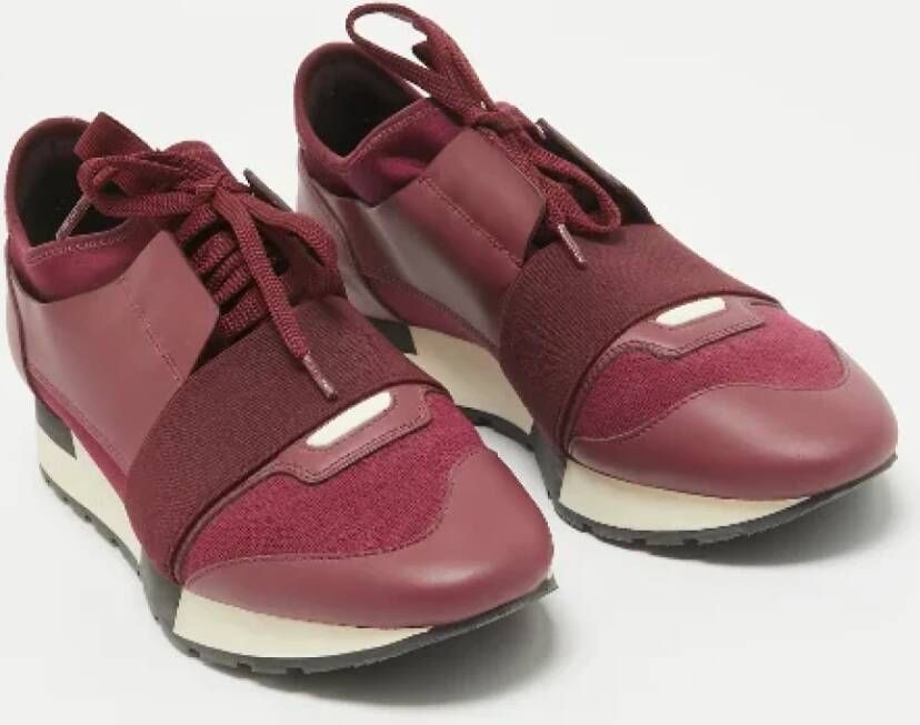 Balenciaga Vintage Pre-owned Fabric sneakers Red Dames