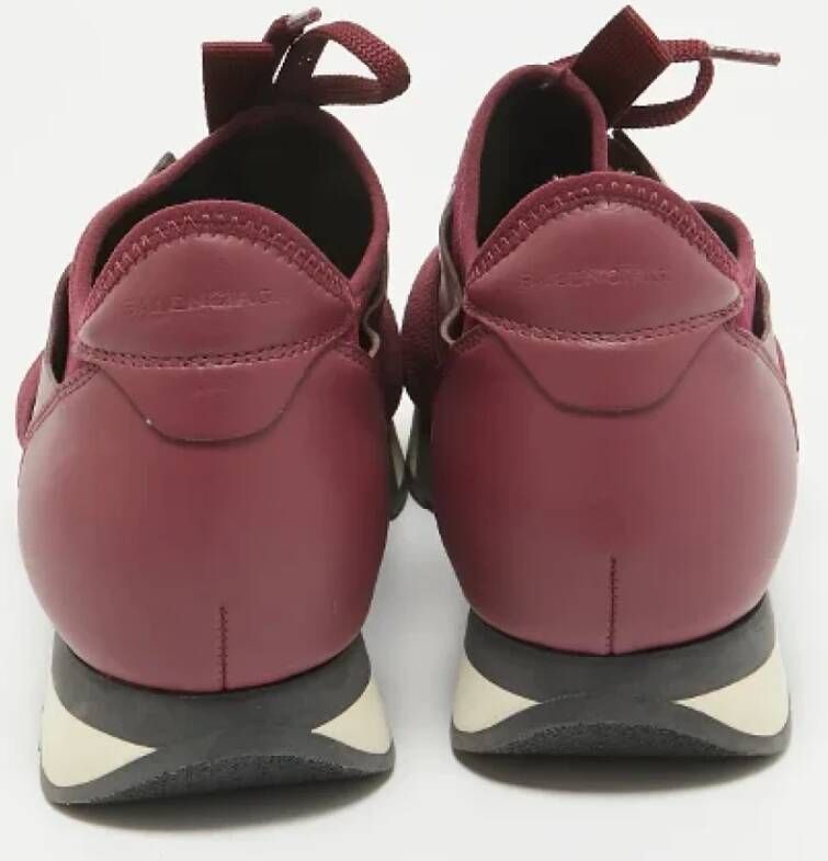 Balenciaga Vintage Pre-owned Fabric sneakers Red Dames