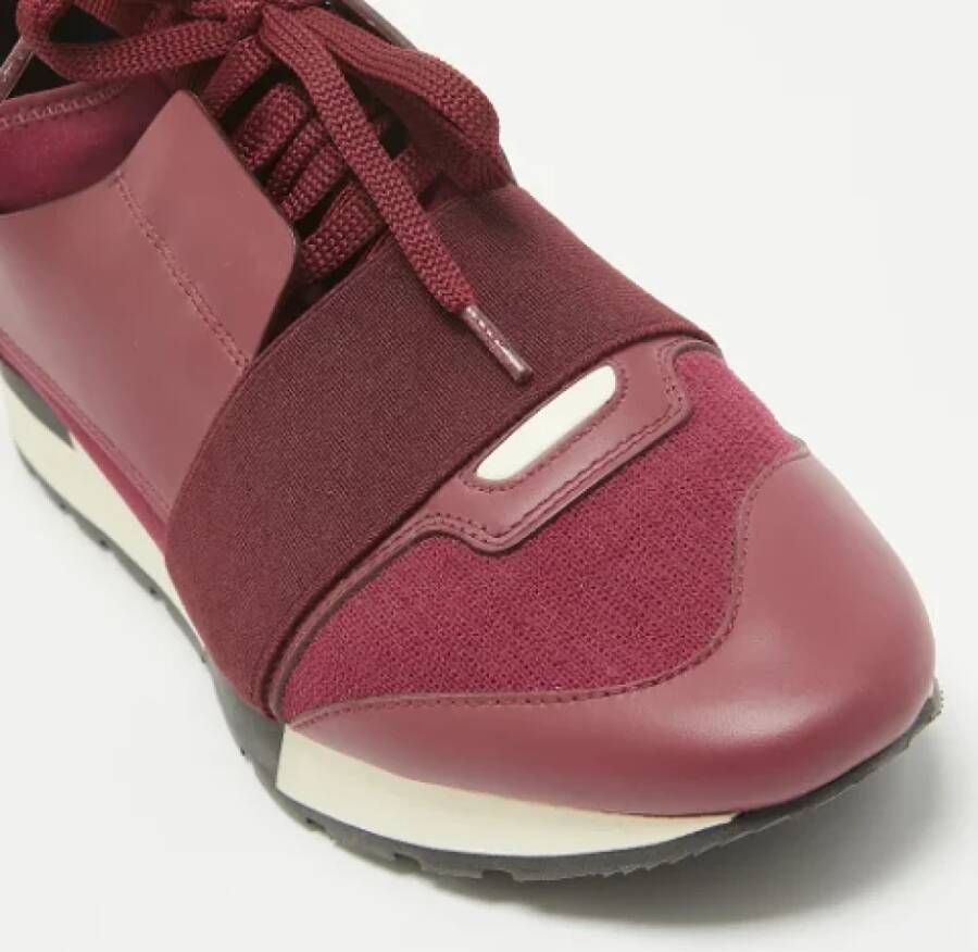 Balenciaga Vintage Pre-owned Fabric sneakers Red Dames