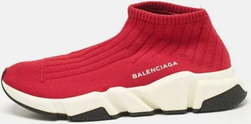 Balenciaga Vintage Pre-owned Fabric sneakers Red Dames