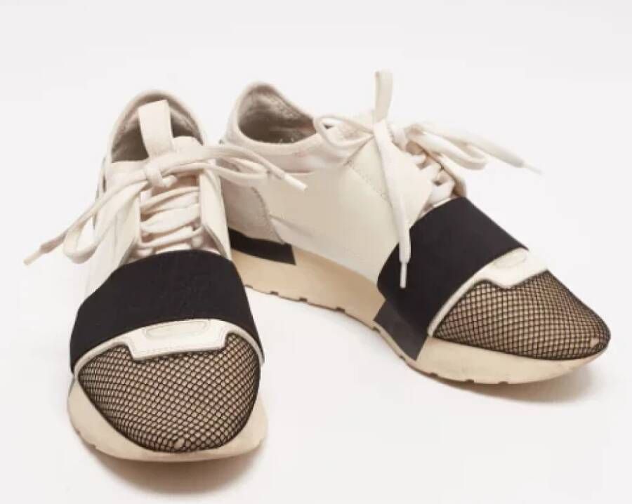 Balenciaga Vintage Pre-owned Fabric sneakers White Dames