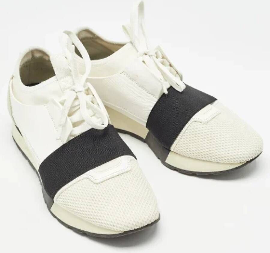 Balenciaga Vintage Pre-owned Fabric sneakers White Dames