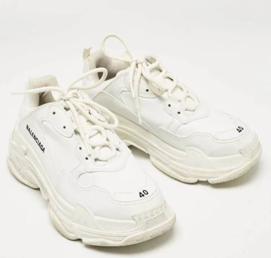 Balenciaga Vintage Pre-owned Fabric sneakers White Dames