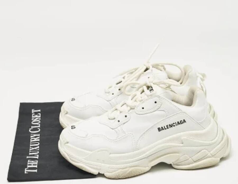 Balenciaga Vintage Pre-owned Fabric sneakers White Dames