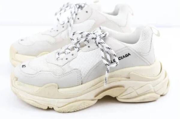 Balenciaga Vintage Pre-owned Fabric sneakers White Heren