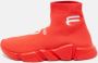 Balenciaga Vintage Pre-owned Knit sneakers Red Dames - Thumbnail 2