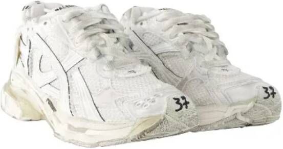 Balenciaga Vintage Pre-owned Lace sneakers White Dames