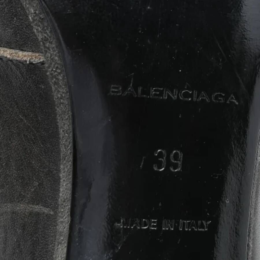 Balenciaga Vintage Pre-owned Leather boots Black Dames
