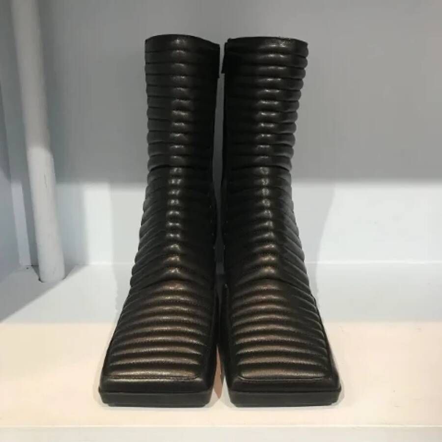 Balenciaga Vintage Pre-owned Leather boots Black Dames