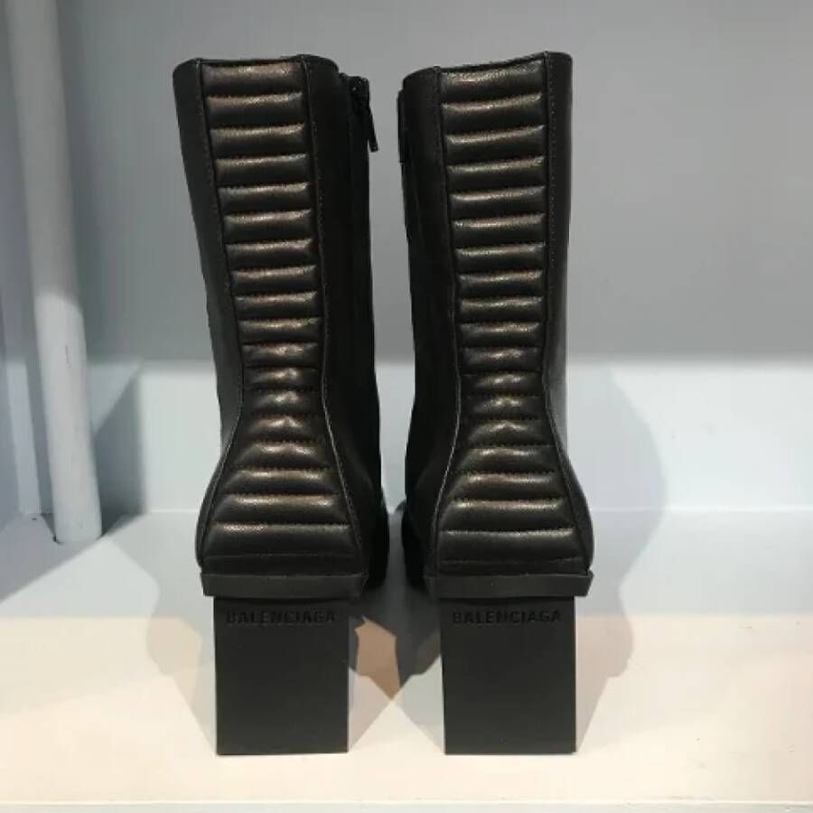 Balenciaga Vintage Pre-owned Leather boots Black Dames