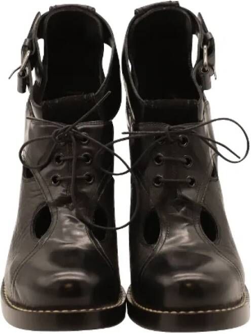 Balenciaga Vintage Pre-owned Leather boots Black Dames